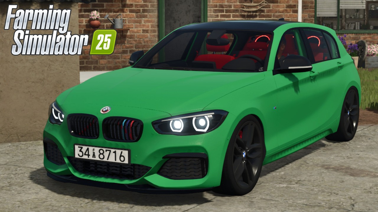 FS25 - BMW 125i F20 - NEW CAR MOD for Farming Simulator 2025 ROLEPLAY FS25 GAMEPLAY