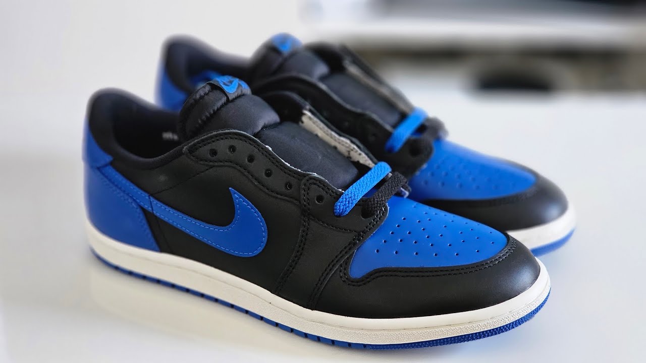 Nike Air Jordan 1 Low 85 Royal unboxing