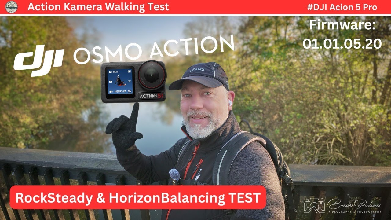 DJI OSMO ACTION 5 PRO - RockSteady TEST - Walking Stabilisierung