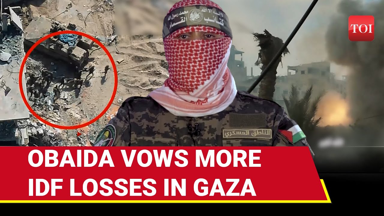Abu Obaida ROARS At Israel After Hamas Bleeds 19 IDF Troops In Gaza | ‘No Freedom From Hell For You’