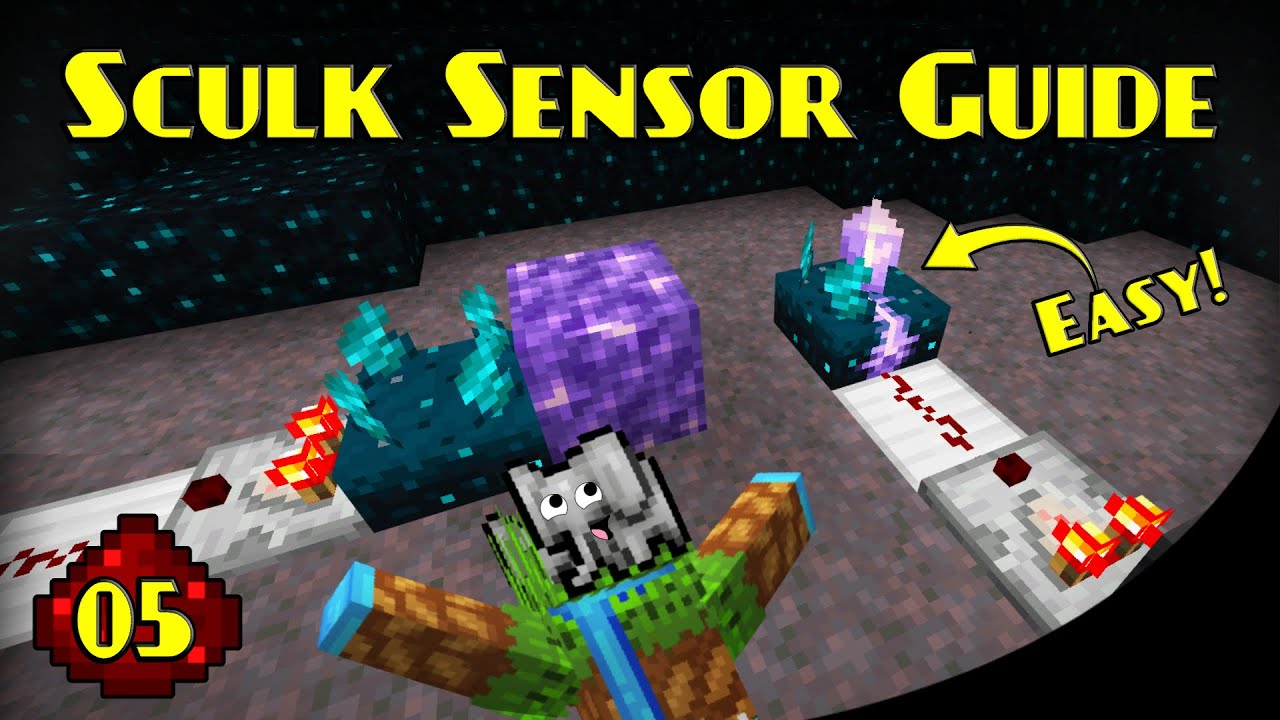Sculk Sensor & Catalyst Guide | Let's Learn Redstone 05 | Minecraft Redstone Tutorial