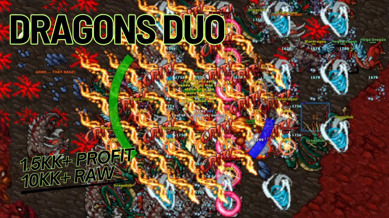 Duo dragons RP+ED  10kk+ raw 1.2kk profit