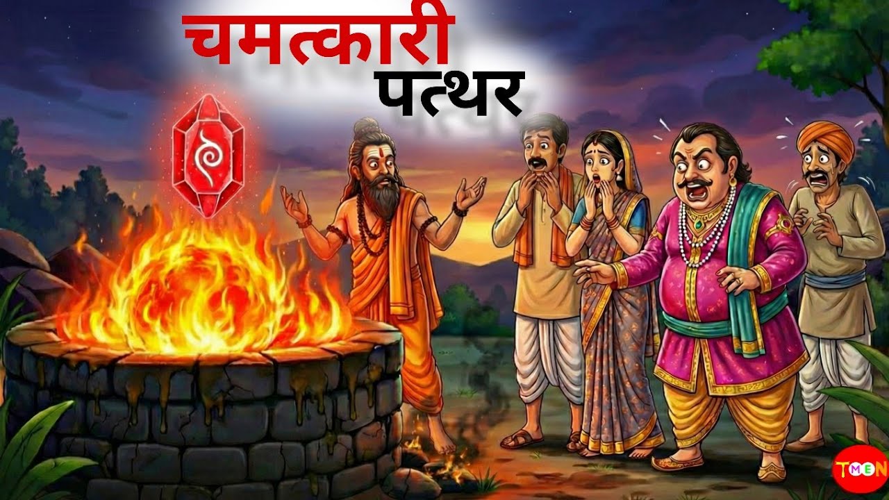 चमत्कारी पत्थर | Chamatkari Pathar |JADUI PATHAR | Moral Hindi Kahani | Hindi Kahaniya |Jadui kahani