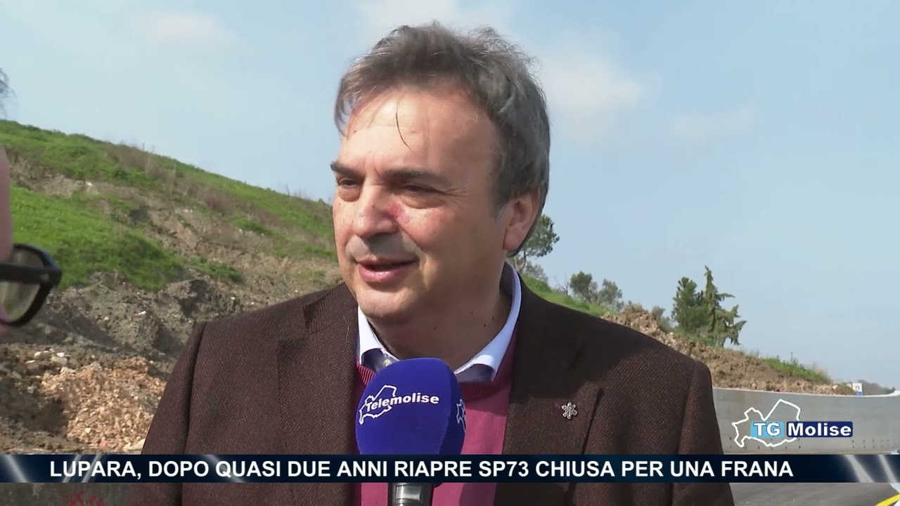 Lupara, dopo quasi due anni riapre SP73 chiusa per una frana
