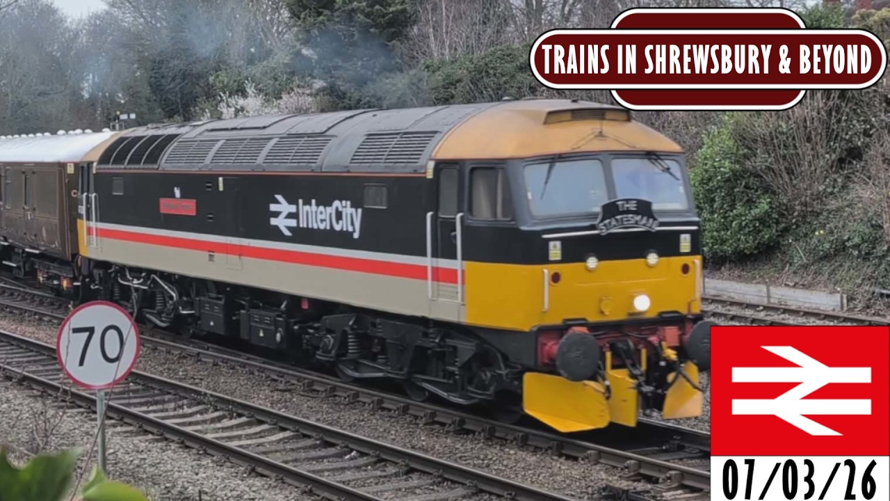 Trains In Shrewsbury 07/03/26