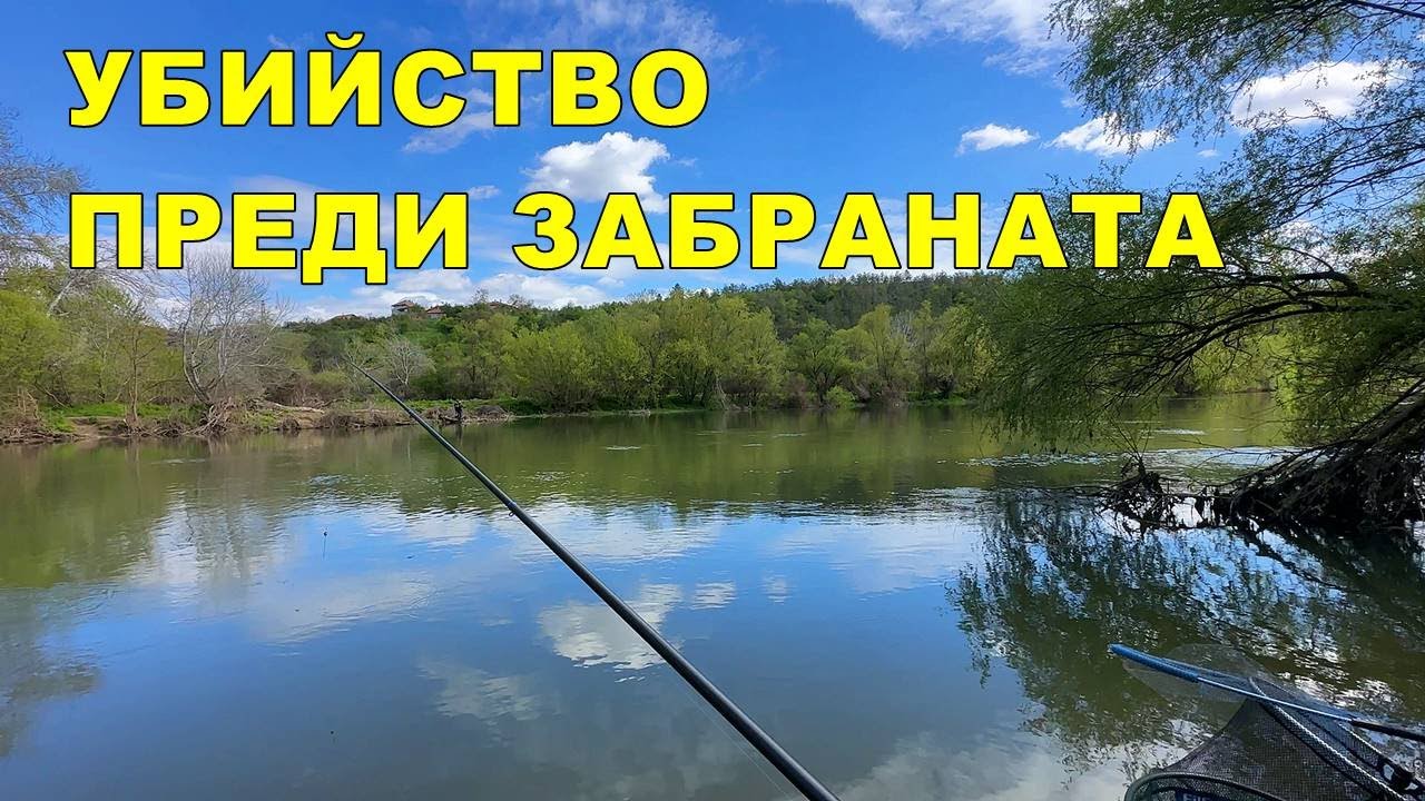ПРОЛЕТЕН РИБОЛОВ на РЕКА с ПЛУВКА на ИЗТИЧАНЕ - НАМЕРИХМЕ, КЪДЕ се КРИЯТ РИБИТЕ ПРЕДИ ЗАБРАНАТА