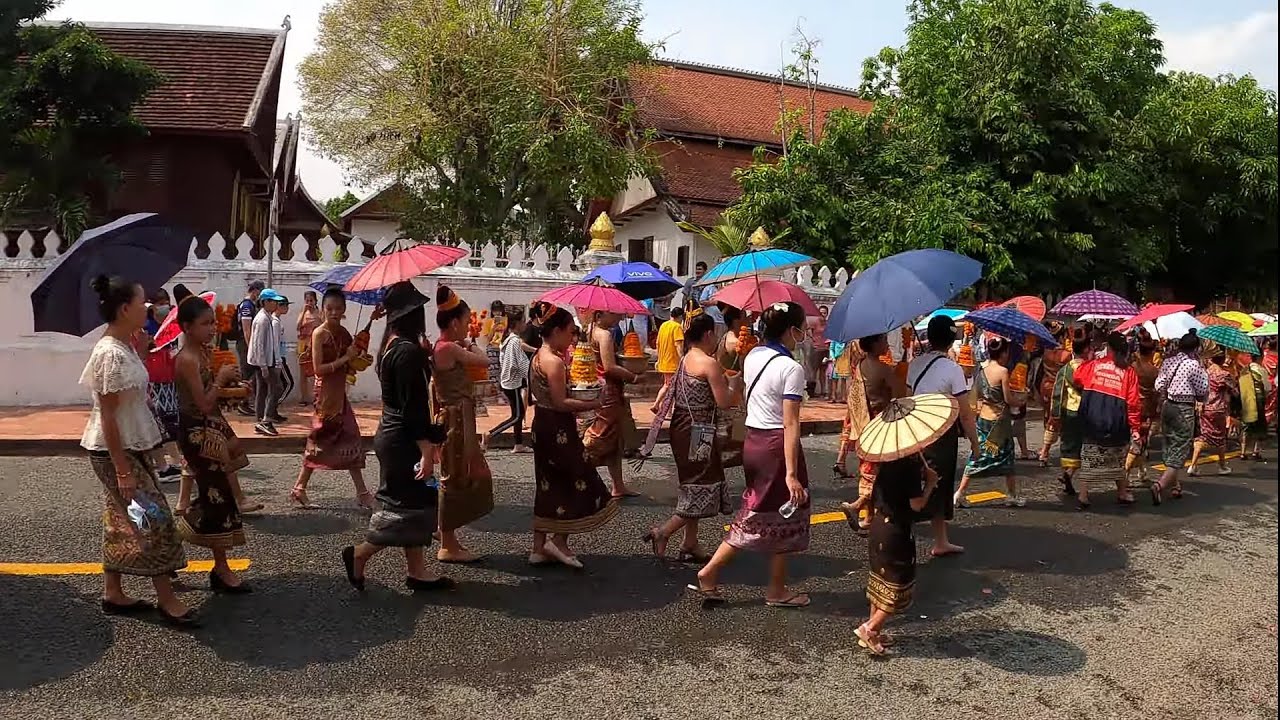 Laos New year | luangprabang Pimai 2021 | miss universe laos | Christina lassasima