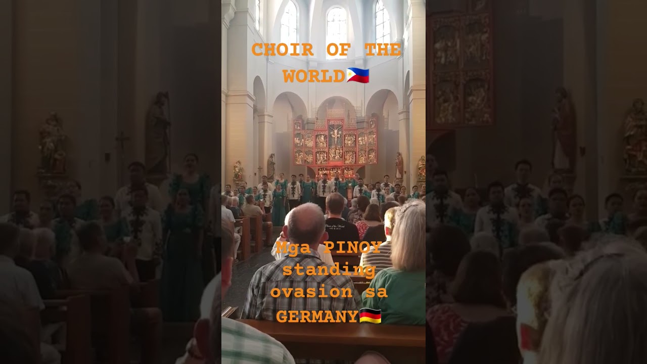 Mga FILIPINO, Choir of the World! Pinalakpakan sa Europe!