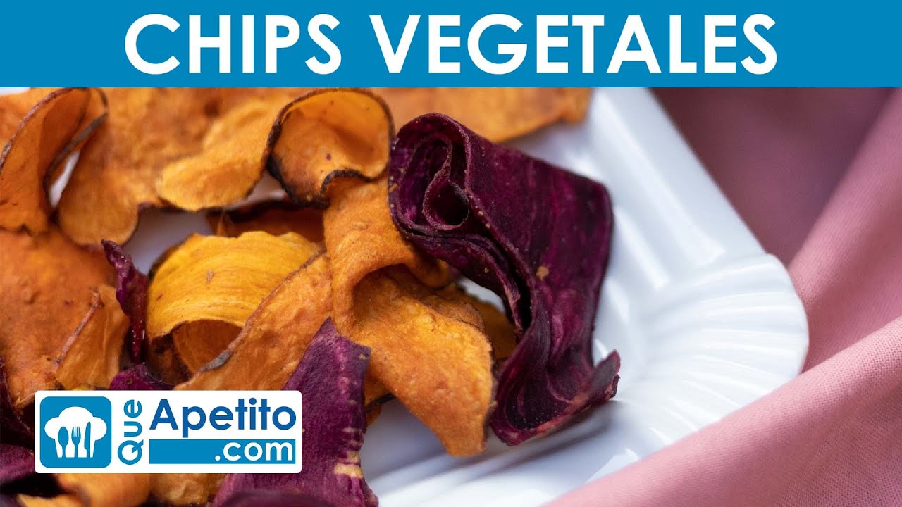 C&oacute;mo hacer Chips vegetales | RECETA R&Aacute;PIDA | QueApetito