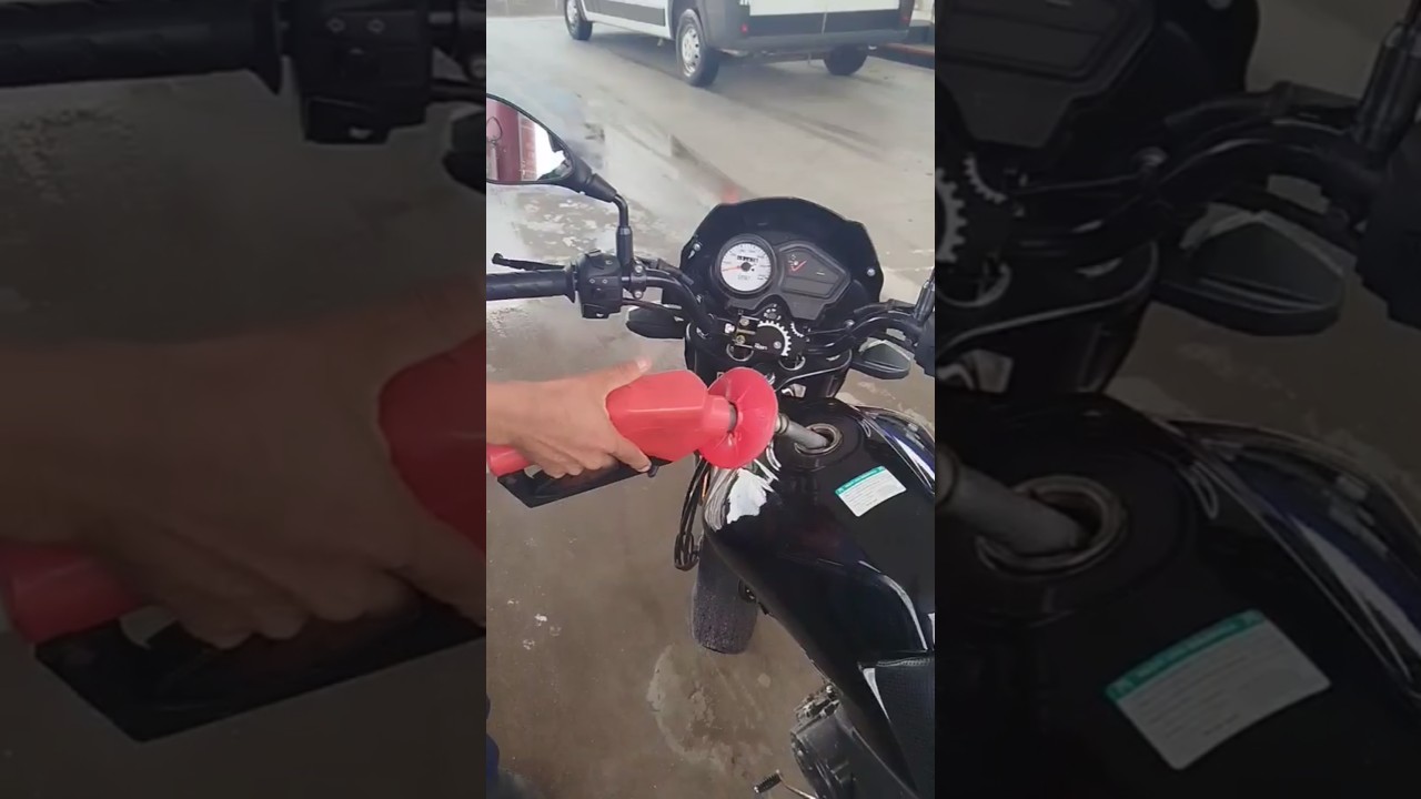 Quantos litros pega no tanque da Mottu?  #mottu