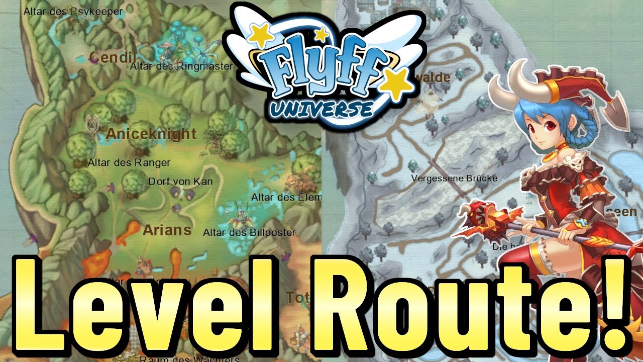 Level Route für die beste EXP als Elementor!