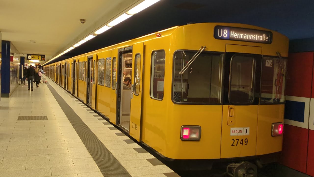 U-Bahn Berlin|Mitfahrt im F84 auf der U8 von Karl-Bonhoeffer-Nervenklinik bis Osloer Straße