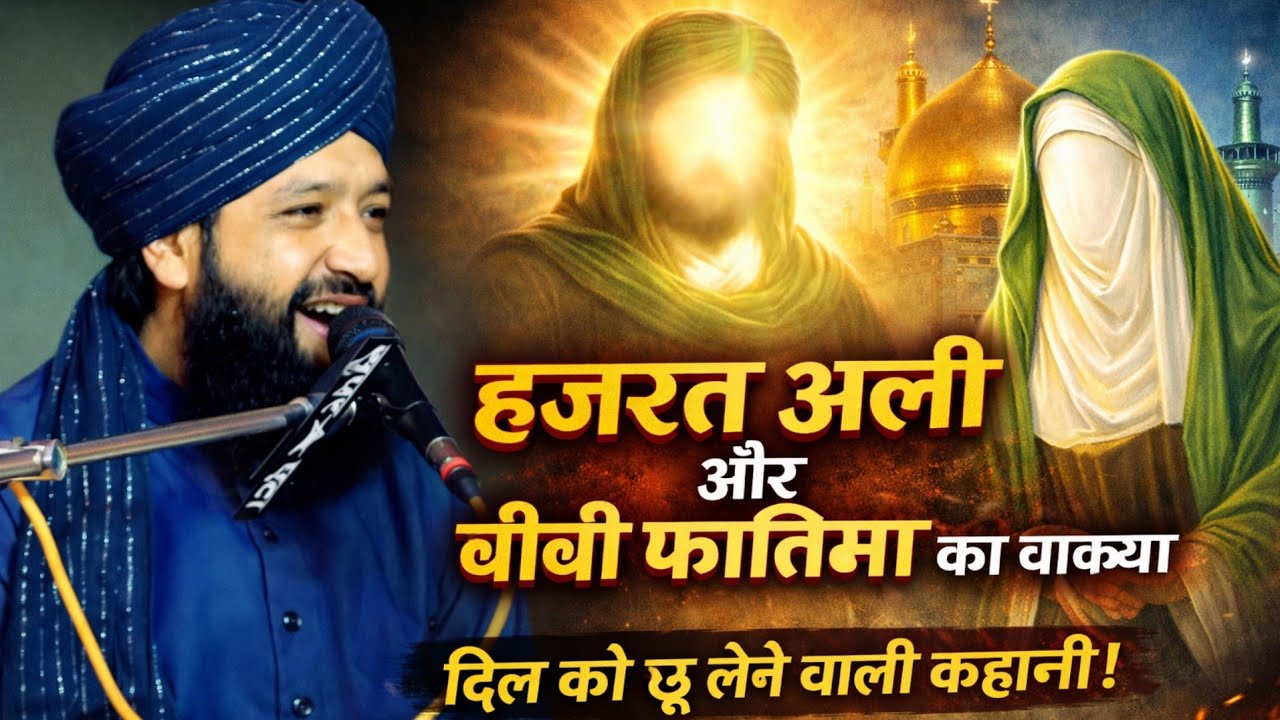 हजरत फातिमा की वफ़ात || Mufti Hammad Raza Moradabadi Emotional bayan | हजरत अली और बीबी फातिमा