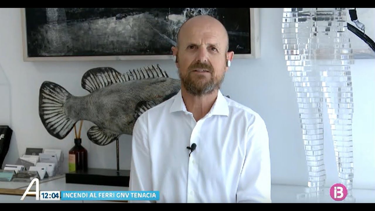 León von Ondarza sobre el incendio del GNV Tenacia de nuevo en ib3 tv 