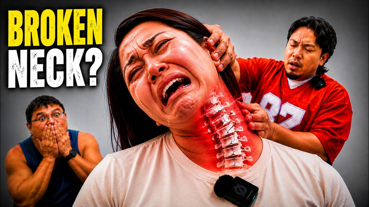 УРОНИЛИ НА ГОЛОВУ В 2 ГОДА! 😱 | ЭКСТРЕМАЛЬНОЕ и ЭМОЦИОНАЛЬНОЕ вправление ШЕИ у хиропрактика | Dr....