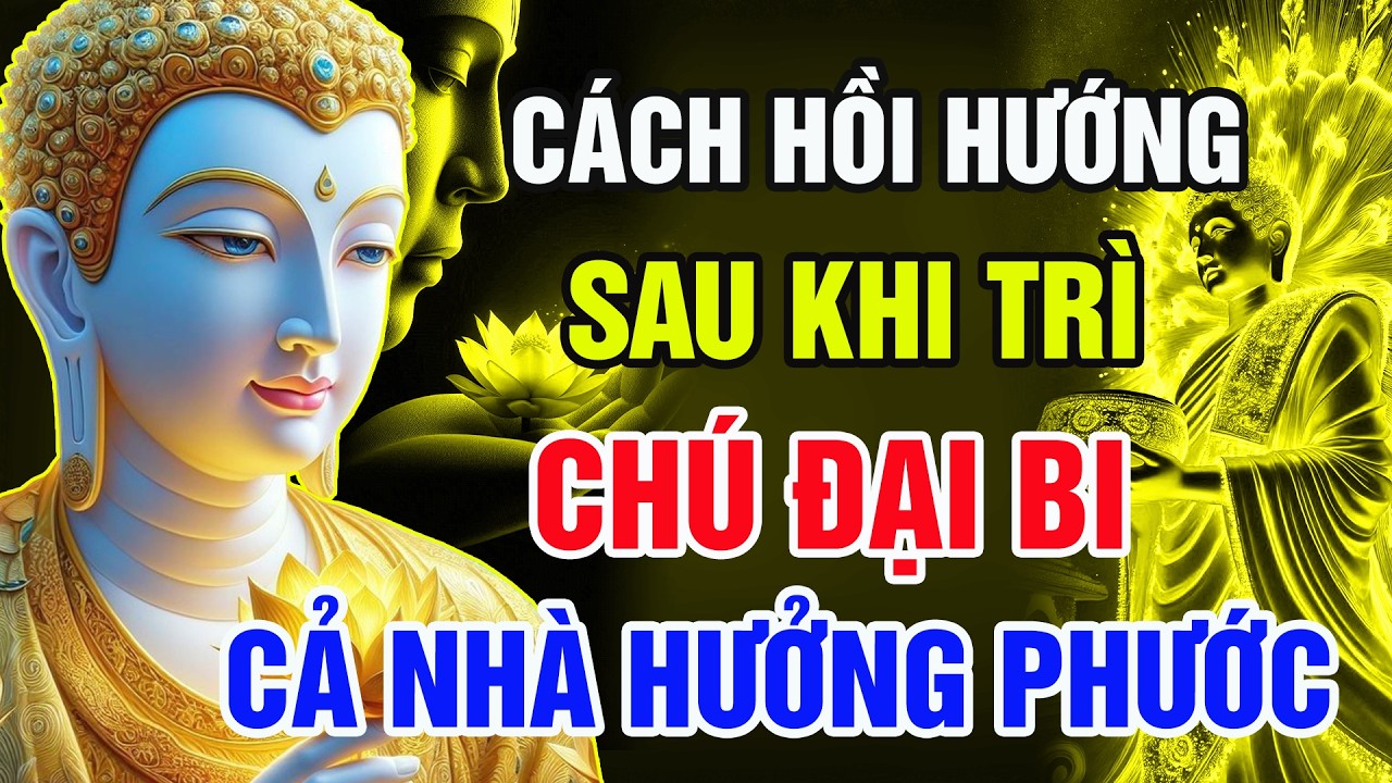 Lời Phật Dạy: Hồi Hướng Sau Khi Trì Chú Đại Bi Đúng Cách – Một Người Tu, Cả Gia Đình Hưởng Phước