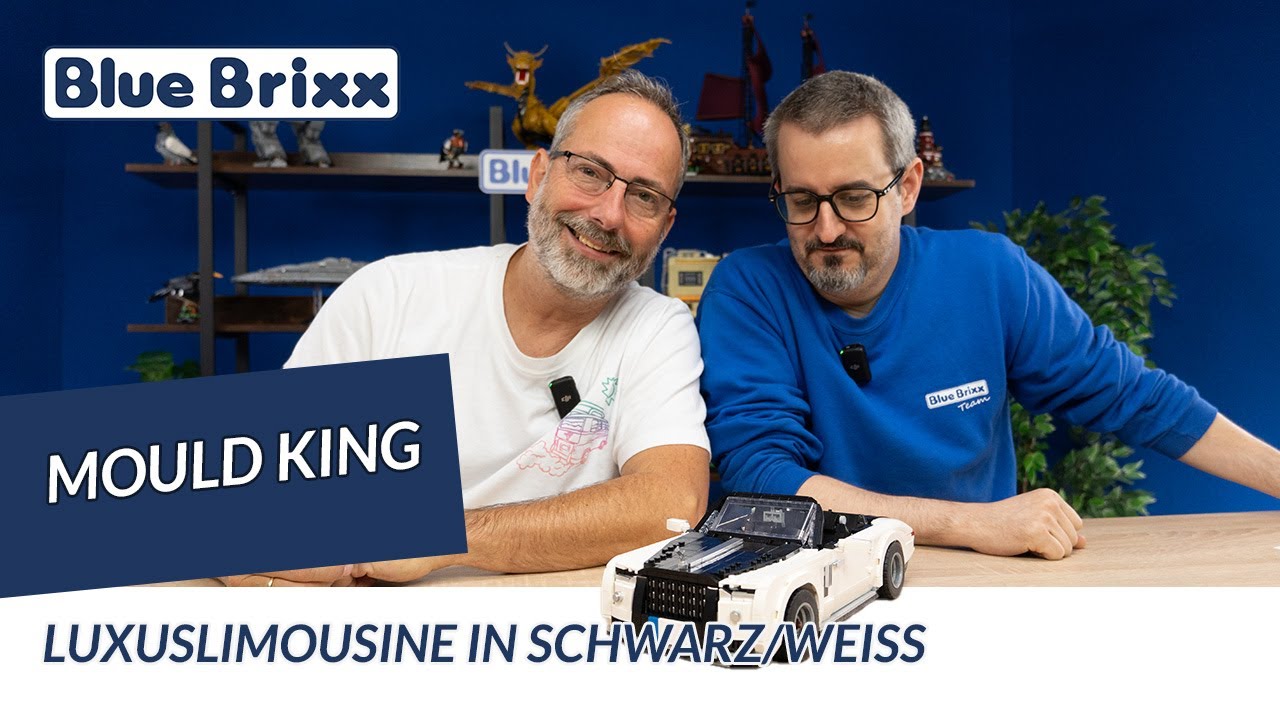 Luxuslimousine in Schwarz-Weiß von Mould King
