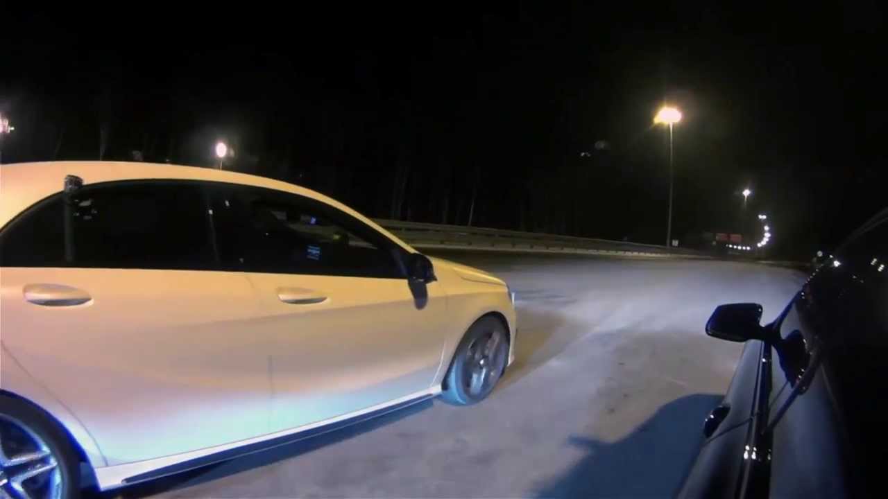 BMW 550X f10 Steinbauer vs Mercedes A45 AMG