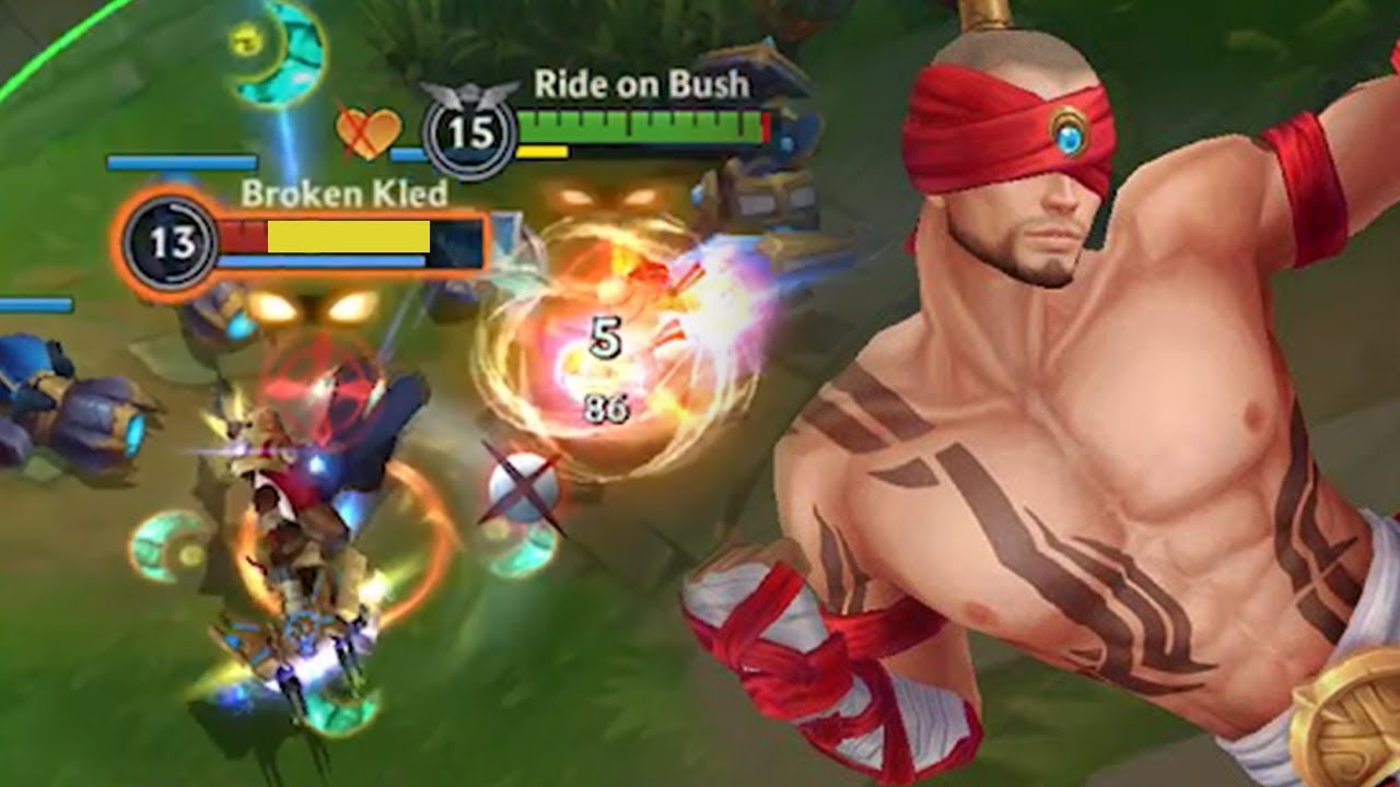 WILD RIFT LEE SIN ONE SHOT COMBO DELETE IN SEASON 13