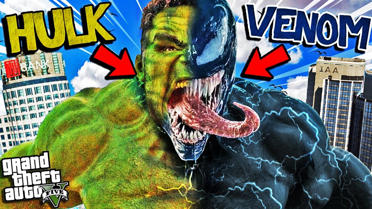HULK And VENOM Become ONE In GTA 5 (Extreme Powers)