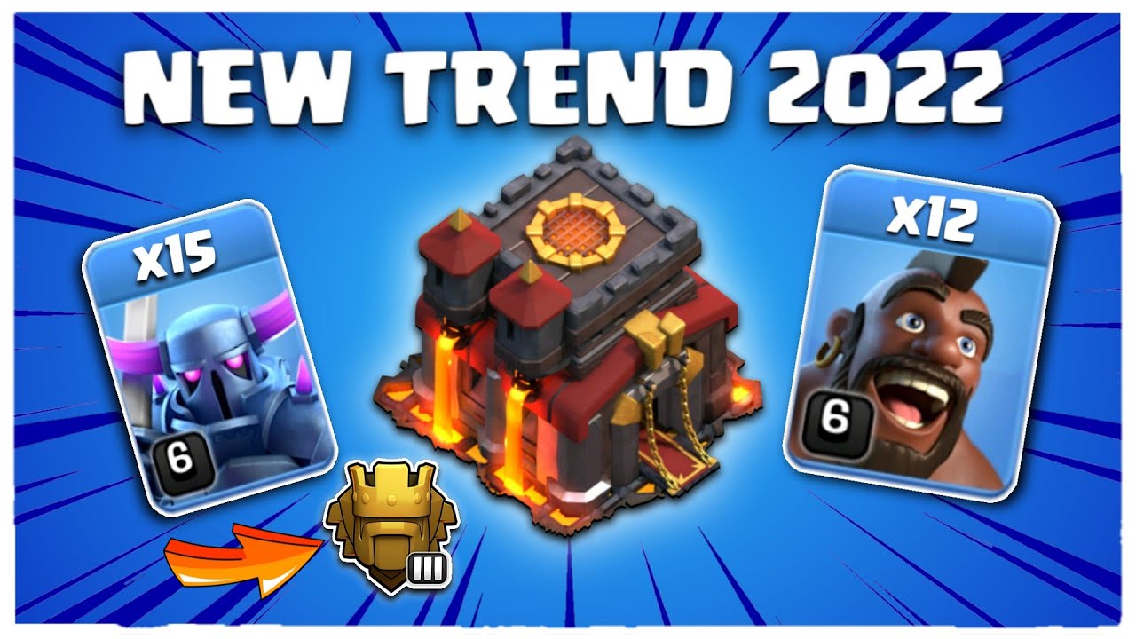 Th10 Attack Strategy Fully Explained 2022 Pekka Hog | Th10 hog attack | Th10 New attack Strategy-Coc