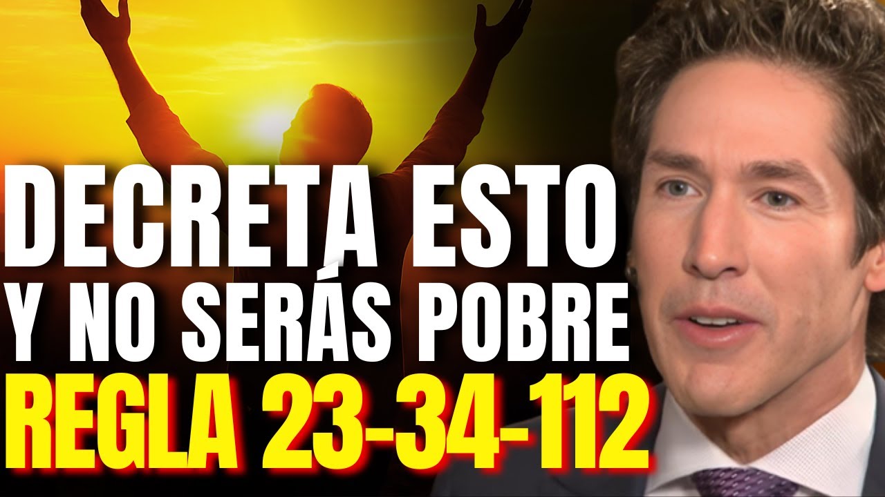 No Volverás A Estar Sin Dinero Ni Ser Pobre si le pides a Dios de esta forma.Regla 23 • 34 • 112