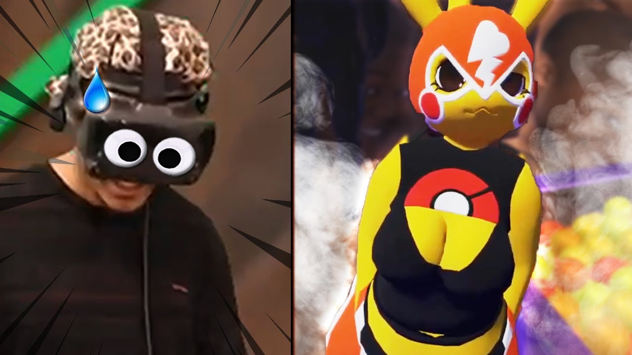 Meeting T H I C C Pikachu in VRChat