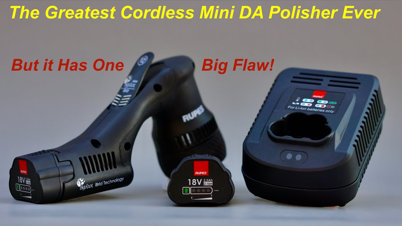 New Rupes HLR75 Cordless Mini 3” Polisher Review!