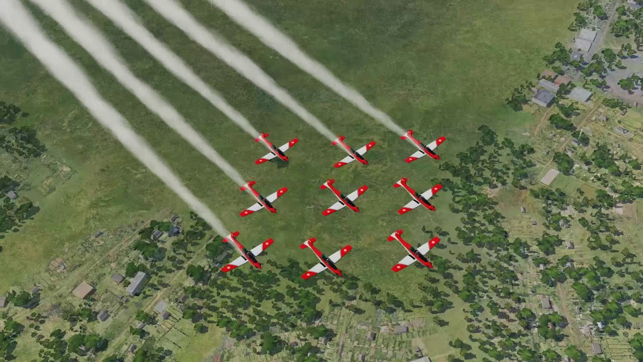 Virtual PC-7 Team - Virtual Burning Lake Airshows 2020