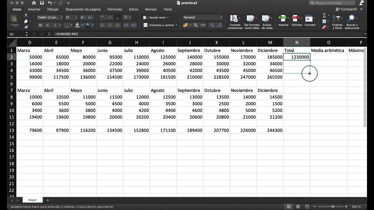 TIC 4º ESO: Excel - Práctica 2