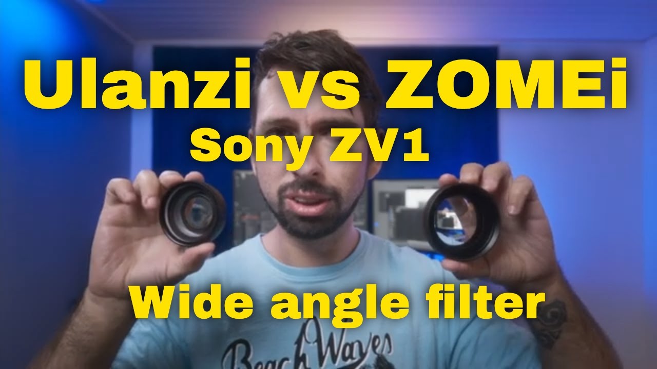 Find the Best WIDE ANGLE Lens for Sony ZV1 Ulanzi v Zomei