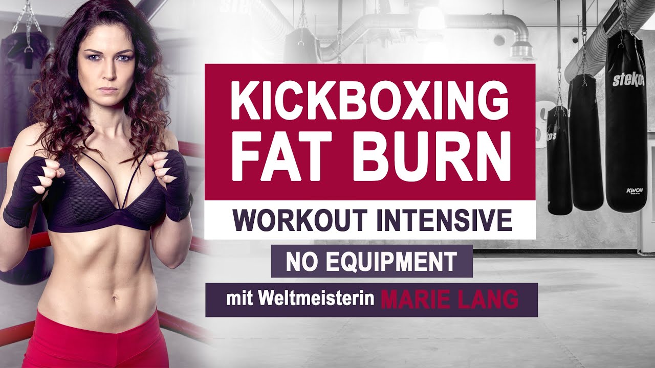 KICKBOXING FAT BURN WORKOUT // Ganzkörper I Weltmeisterin Marie Lang