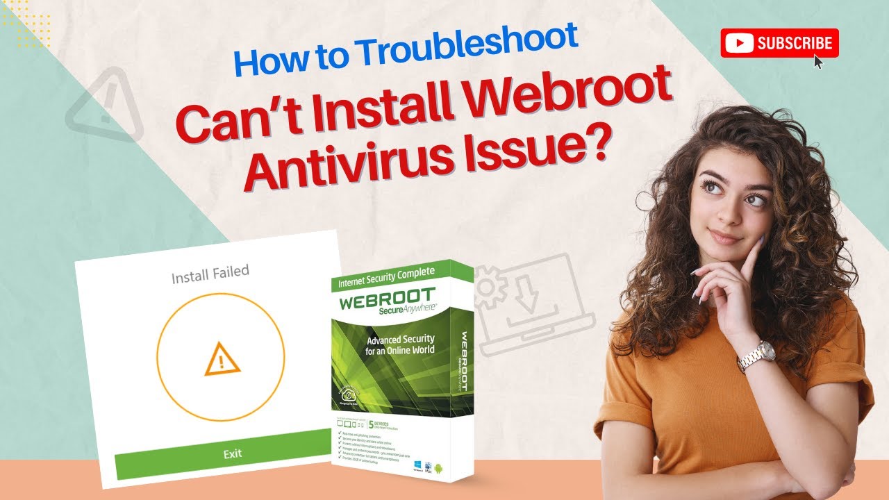How to Troubleshoot Can&rsquo;t Install Webroot Antivirus Issue? | Antivirus Tales