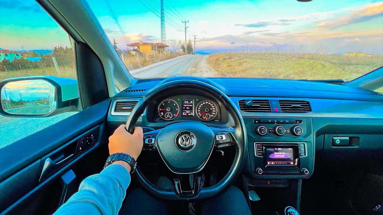 VOLKSVAGEN CADDY İLE POV S&Uuml;R&Uuml;Ş İLGİN&Ccedil; YOLLAR