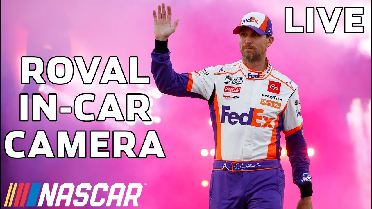 LIVE: Denny Hamlin in-car Camera from the ROVAL presented by Coca-Cola