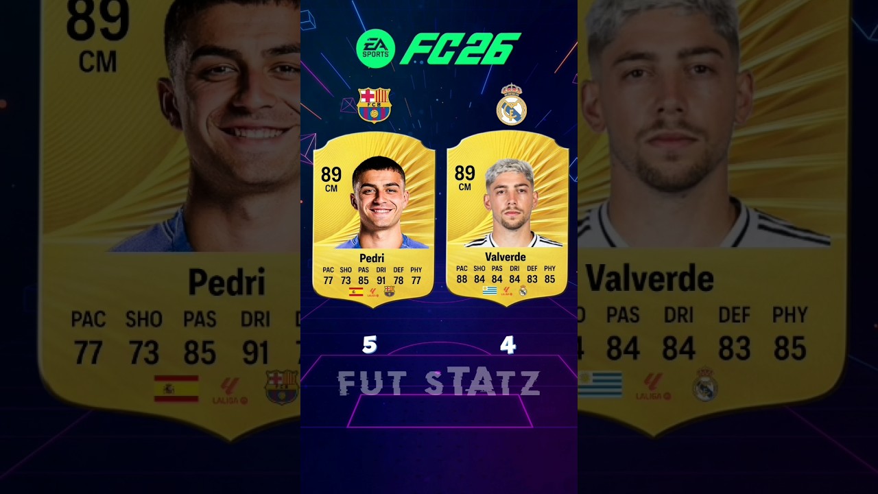 ✅Official Barcelona vs Real Madrid in FC 26 #fc25 #fifa #fc26