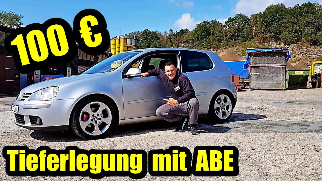 100€ Tuning am VW Golf 5 mit ABE