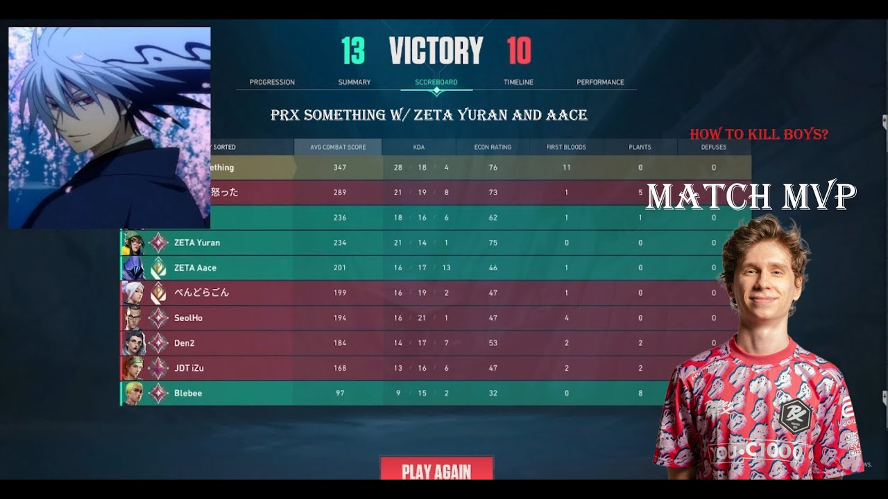 【PRX something】JETT GAMEPLAY RANKED FULL MATCH -(LOTUS) -(28/18/4) 【VALORANT】