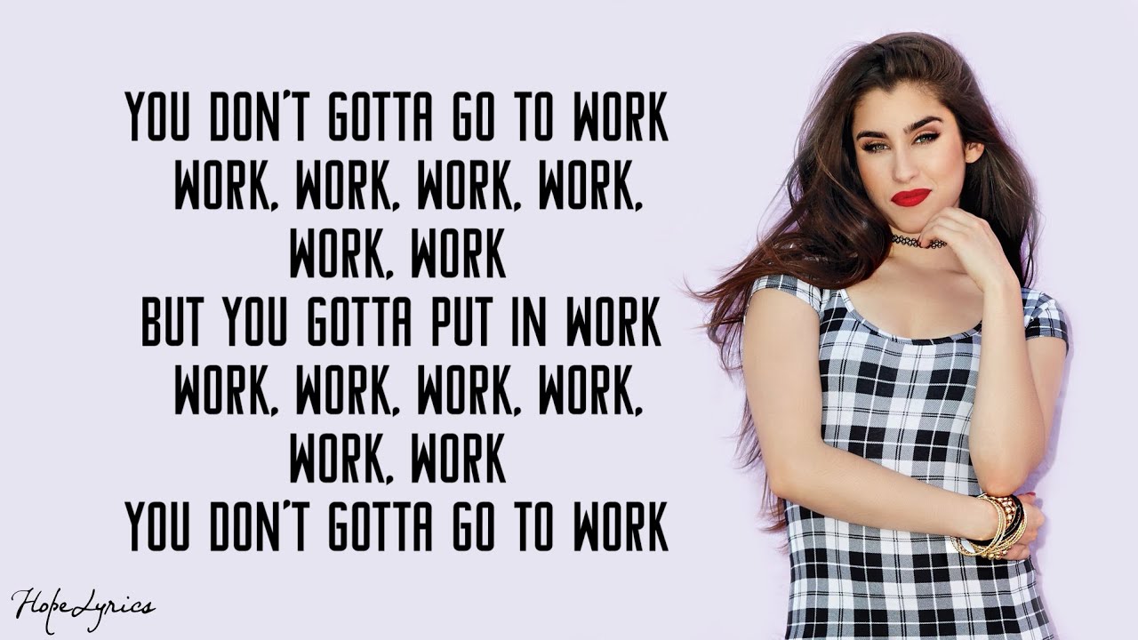 Fifth Harmony - Work from Home (Lyrics) ft. Ty Dolla $ign