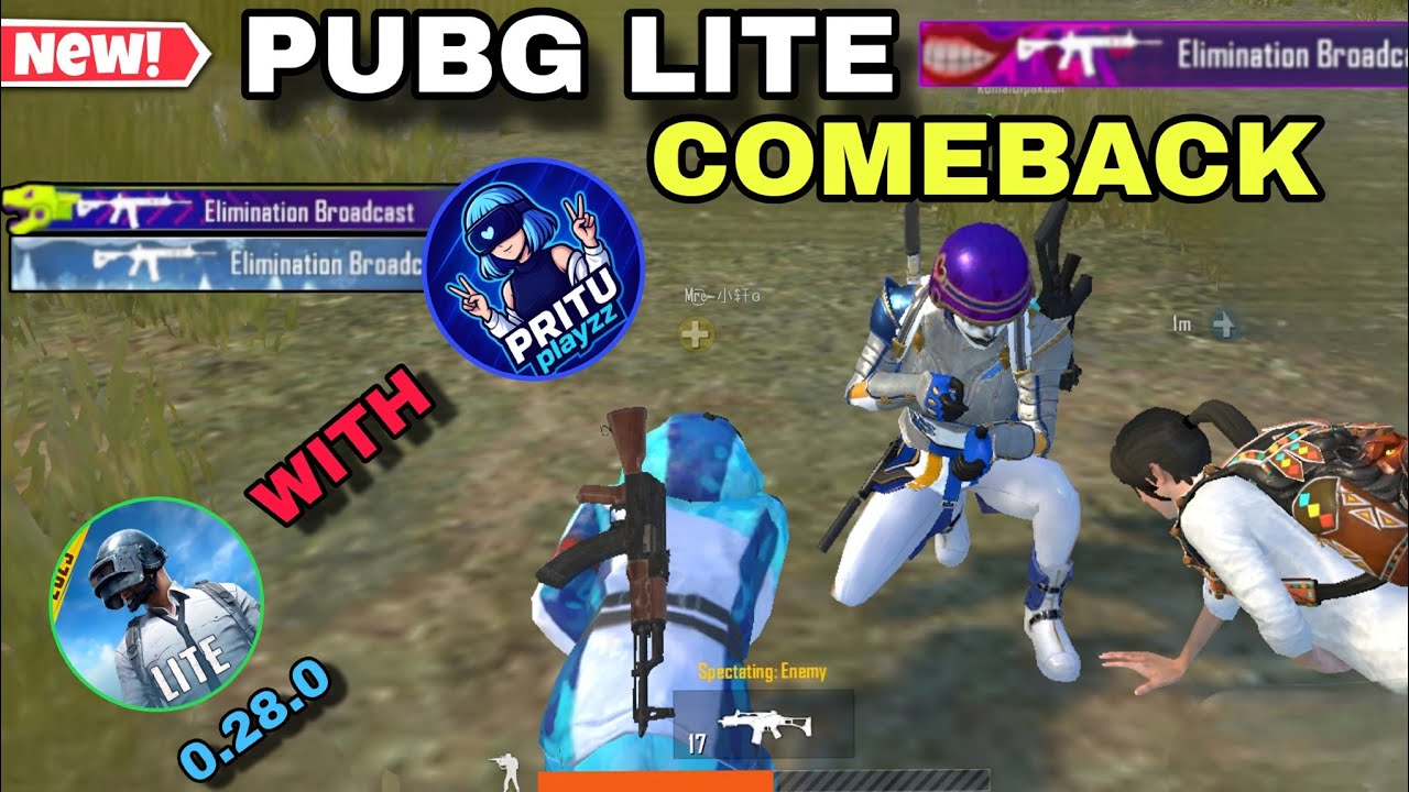 🔥 PUBG Lite Comeback – Hacker Lobby 45+ Kills 😱 | Girl Gamer @PRITUplayzz  ke Saath OP Chemistry ❤️