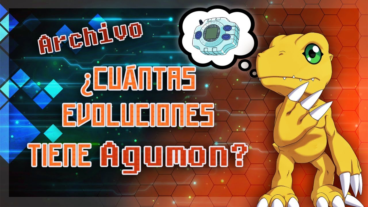 ¿Cuáles son TODAS las DIGIEVOLUCIONES de AGUMON?