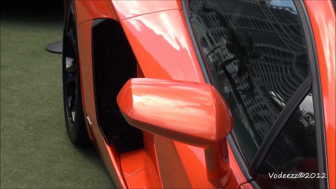 2012 Lamborghini Aventador LP700-4 in Arancio Argos! 1080p!