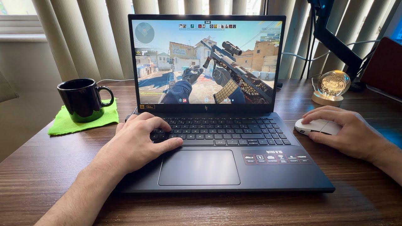 Comprei meu Primeiro Notebook Gamer Custo Beneficio - Acer Nitro V15 RTX 2050