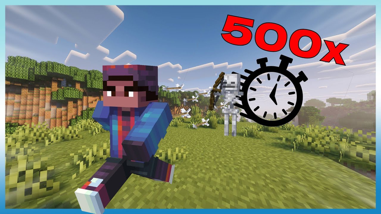 Minecraft, но в 500 раз БЫСТРЕЕ