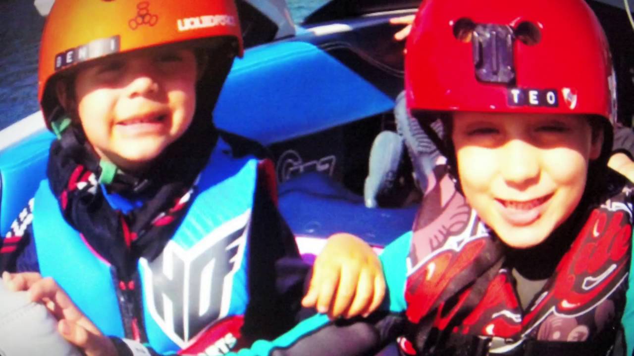wakeboard - 5 year old kid wakeboarder Teo