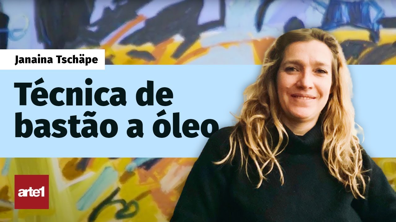 JANAINA TSCHÄPE FALA SOBRE EXPERIÊNCIA COM PINTURAS COM BASTÃO A ÓLEO | Arte1 Minuto