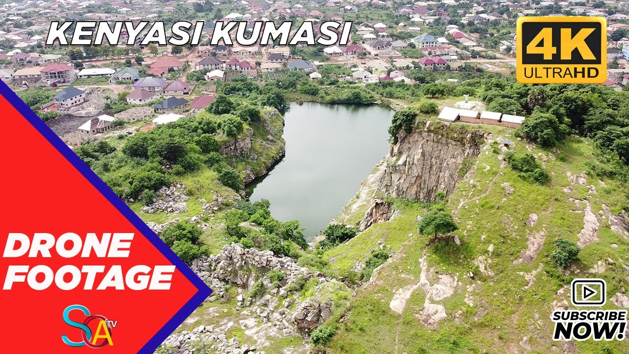 DRONE FOOTAGE - KENYASI KUMASI  (4K)