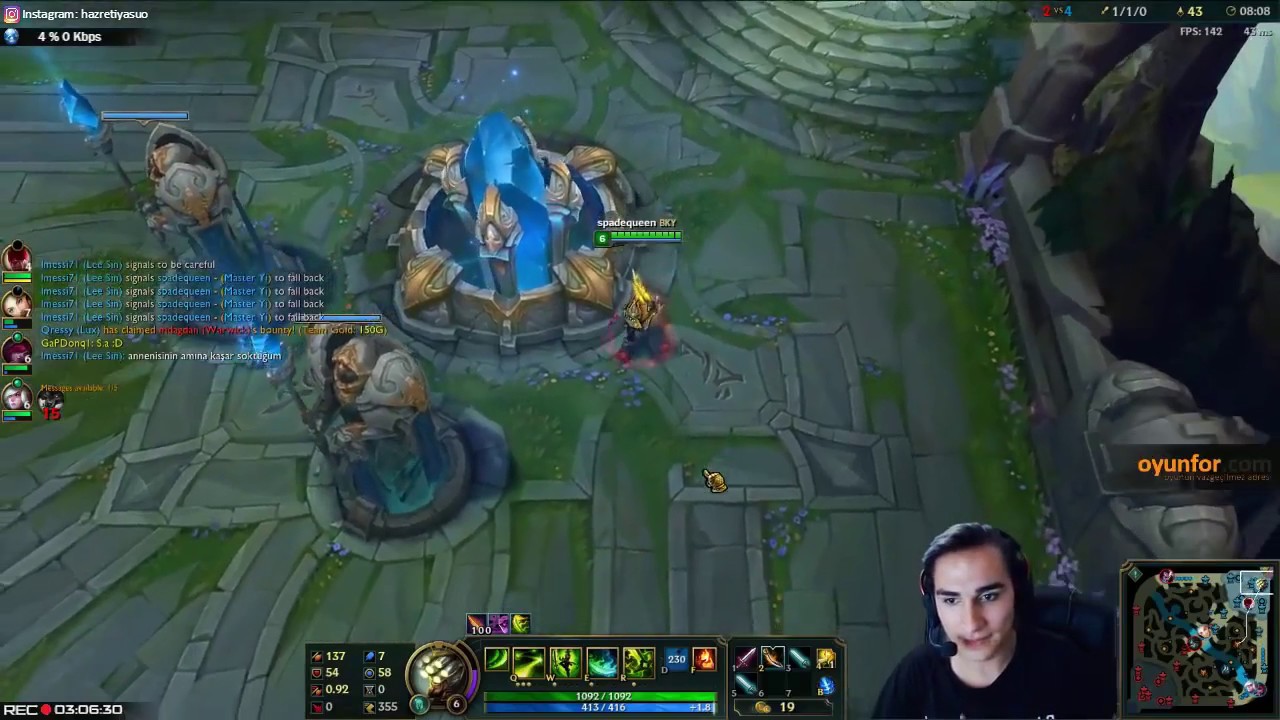 BİR ORMANCI NE KADAR KUDURABİLİR   TEK BUFF ALAMAYAN LEE'NİN DRAMI XD   YouTube