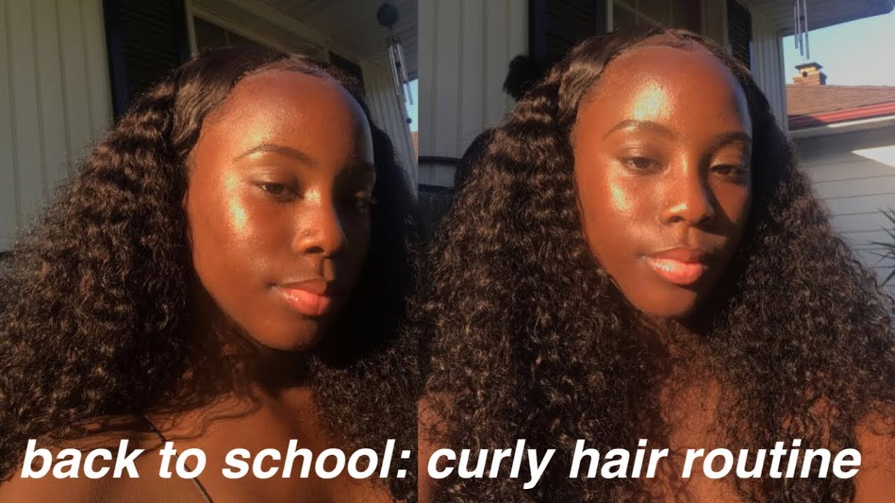 GRWM: Back to School Curly Hair Routine ft. Beauty Forever Malaysian Curly Hair