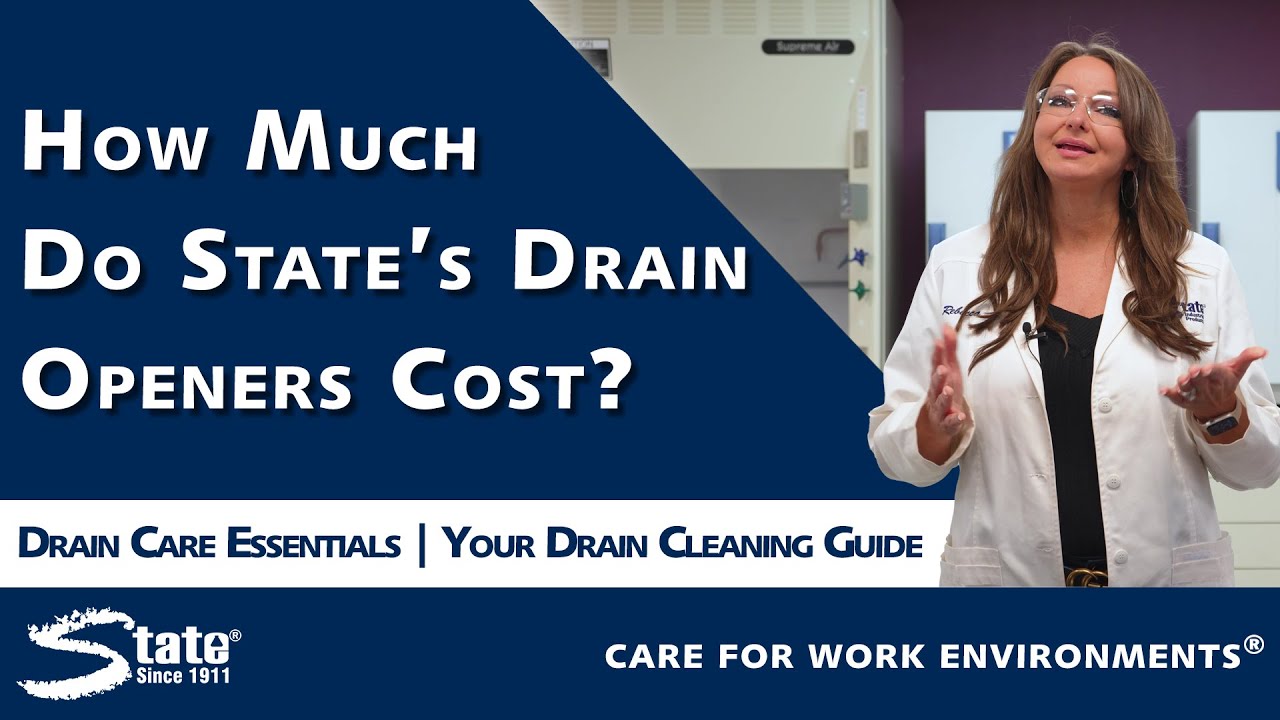 How Much Do State's Drain Openers Cost?